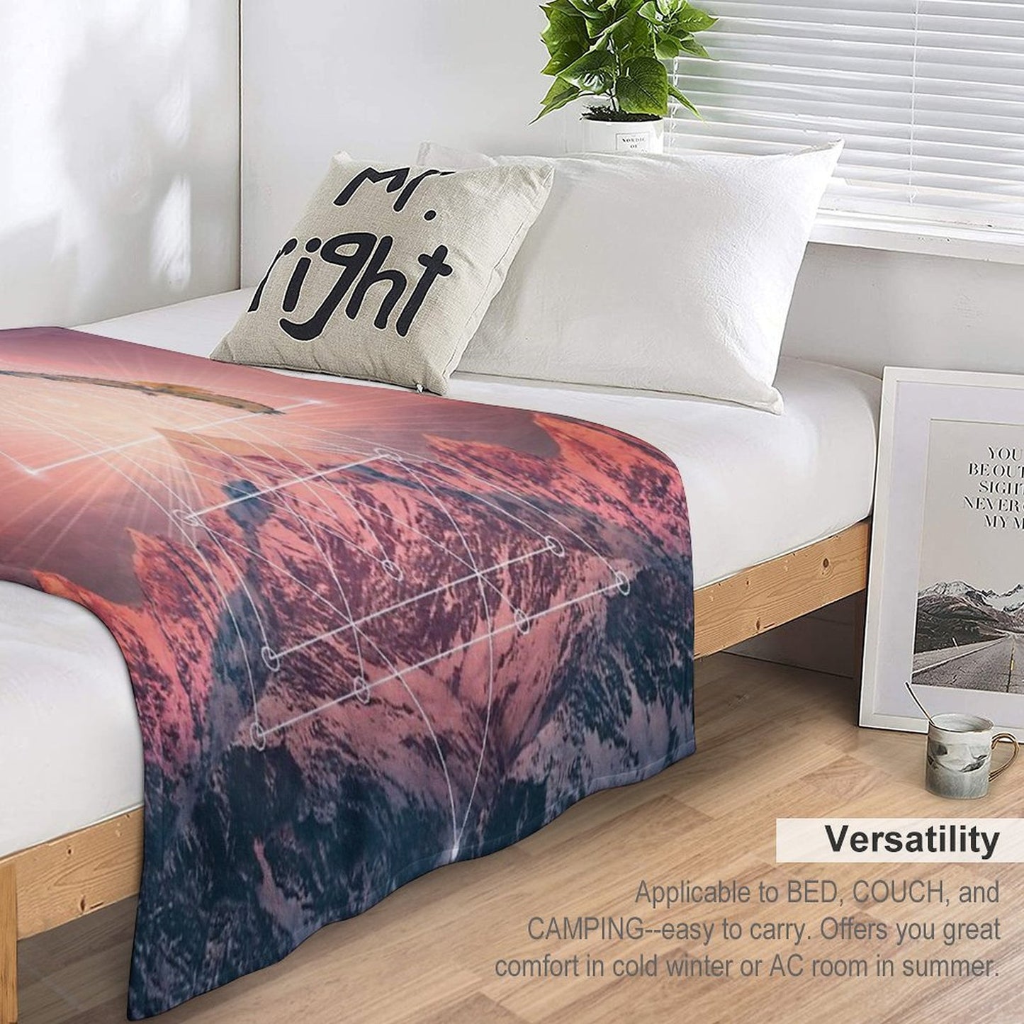 Find The Strength To Rise Up Throw Blanket