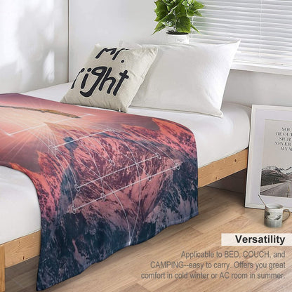 Find The Strength To Rise Up Throw Blanket