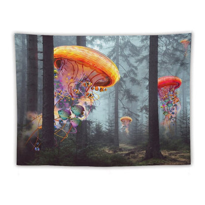 Forest of Jellyfish Worlds Tapestry