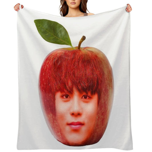 Jongho Apple Throw Blanket