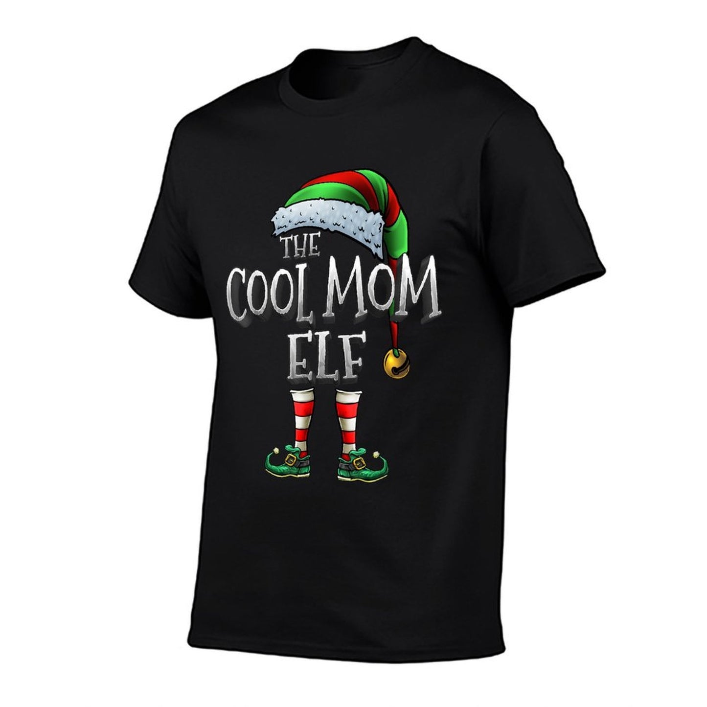 The Cool Mom Elf Matching Family Christmas Elf Mommy  Soft T-Shirt