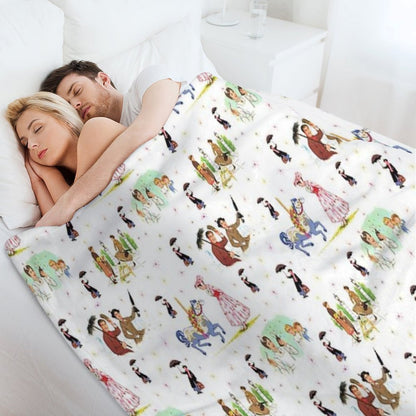 Mary Poppins IX Throw Blanket