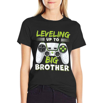 Leveling Up to Big Brother  Eco-friendly Material T-Shirt