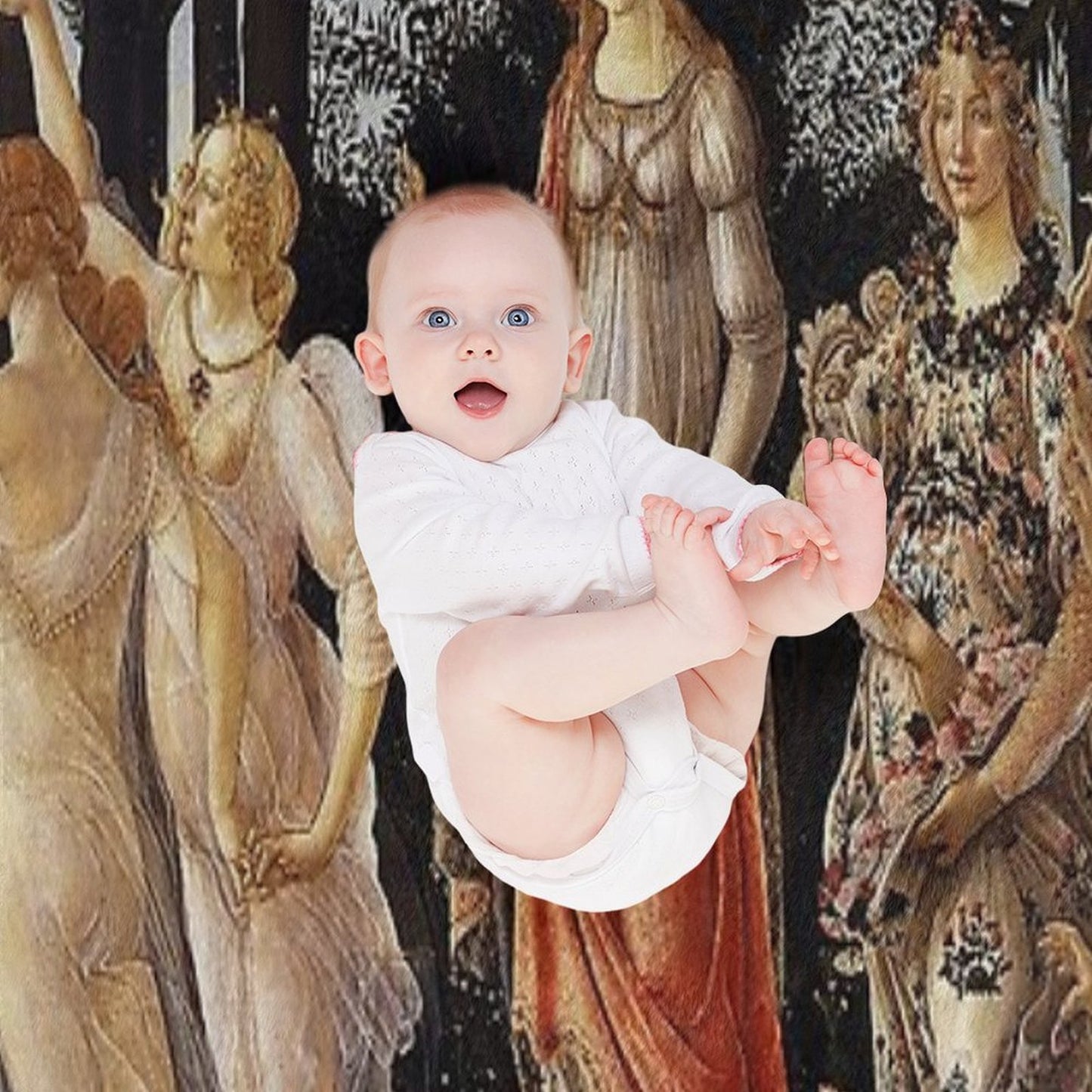 Sandro Botticelli - Primavera Throw Blanket