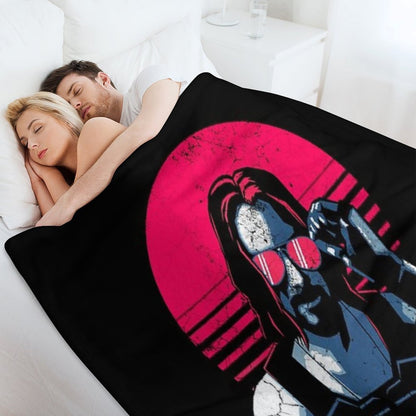 Johnny Silverhand Cyberpunk - Never Fade Away Classic Throw Blanket