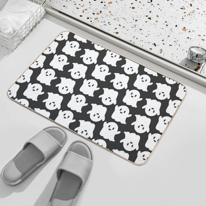 Cute Ghosts Bath Mat