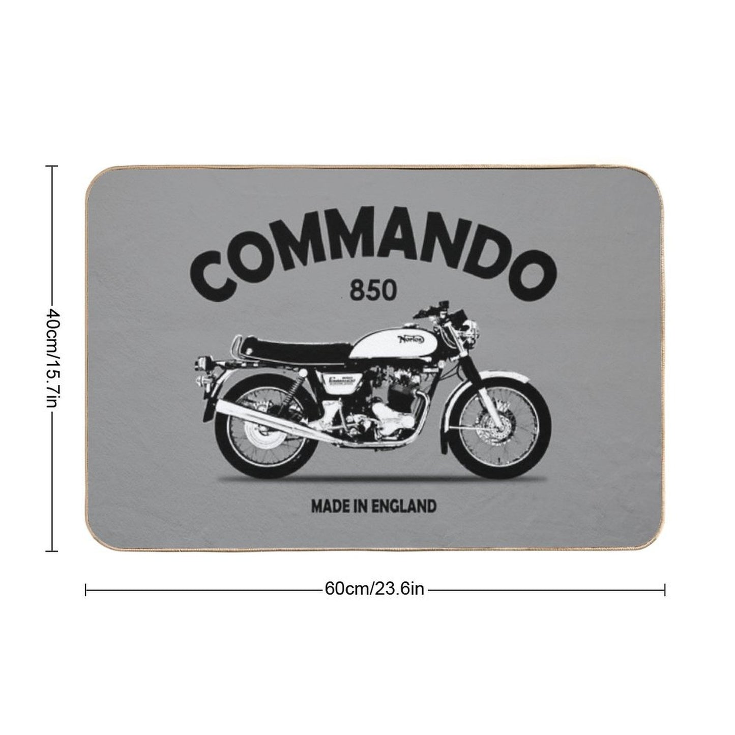 Commando 850 Made In England Bath Mat