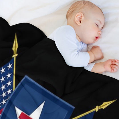 Texas State Guard Throw Blanket