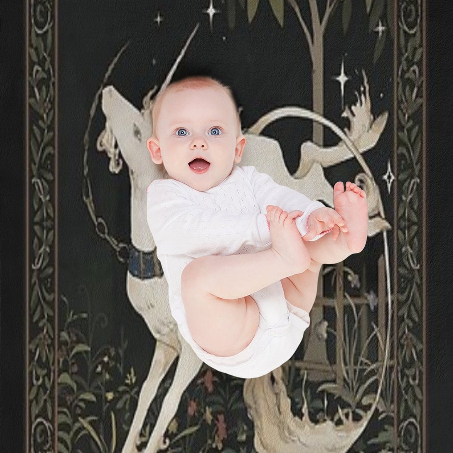 Unicorn Out of Captivity Throw Blanket