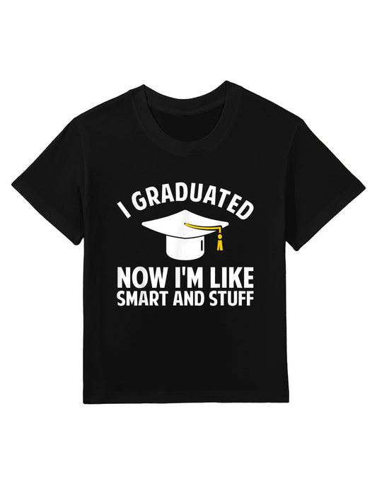 Funny Graduation Art For Men Women Masters Degree Graduate Kids T-Shirt