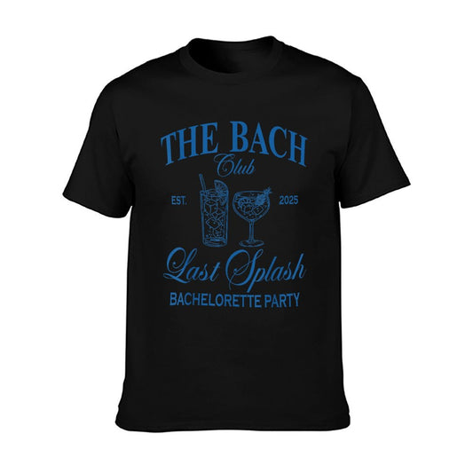 The Bach Club 2025 Last Splash Beach Bachelorette Party T-Shirt