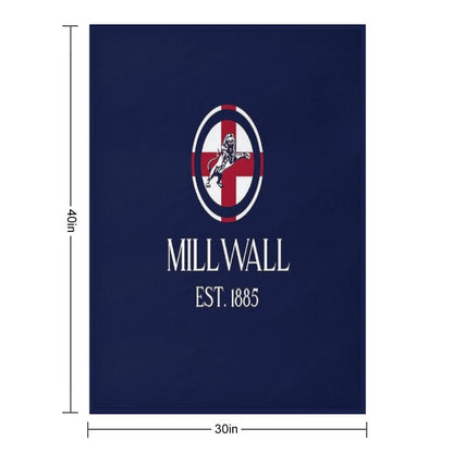 Millwall England Throw Blanket