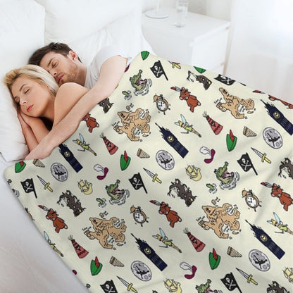 Peter Pan Throw Blanket