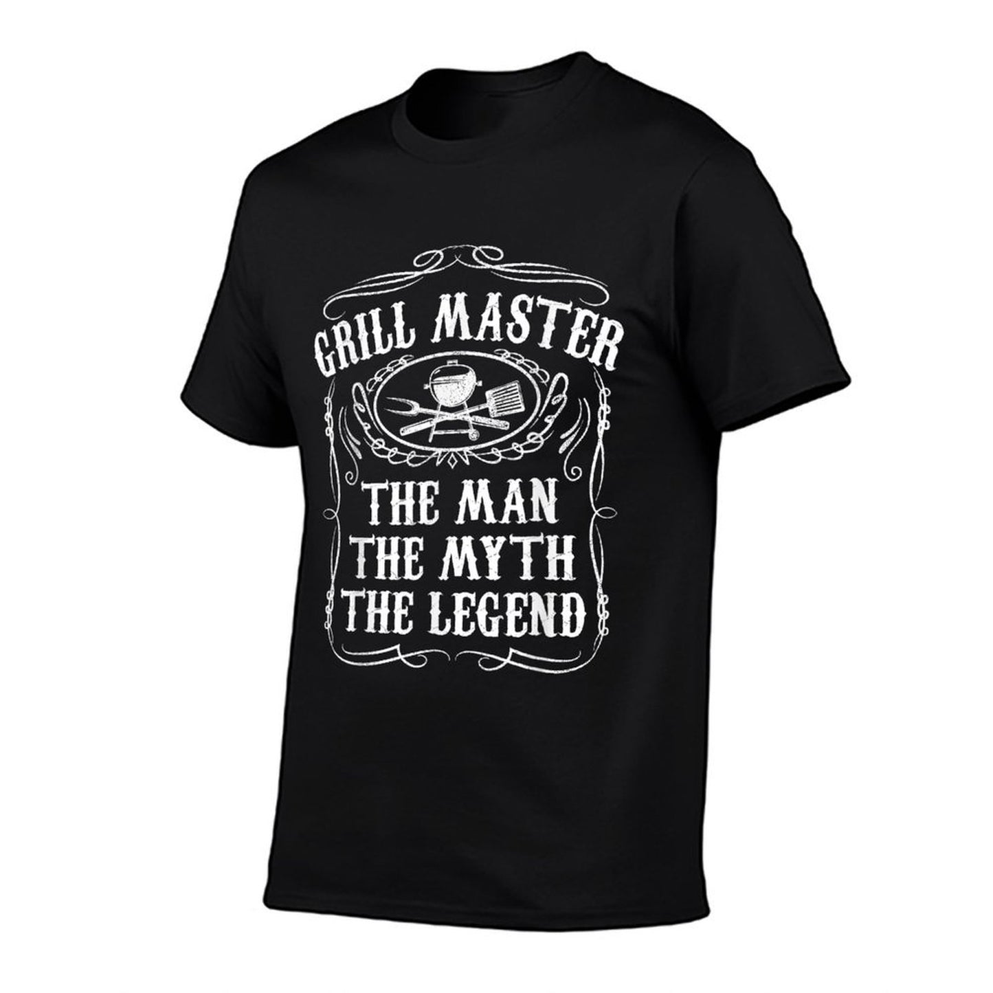 Grill Master The Man The Myth Legend Funny BBQ Smoker Gift T-Shirt