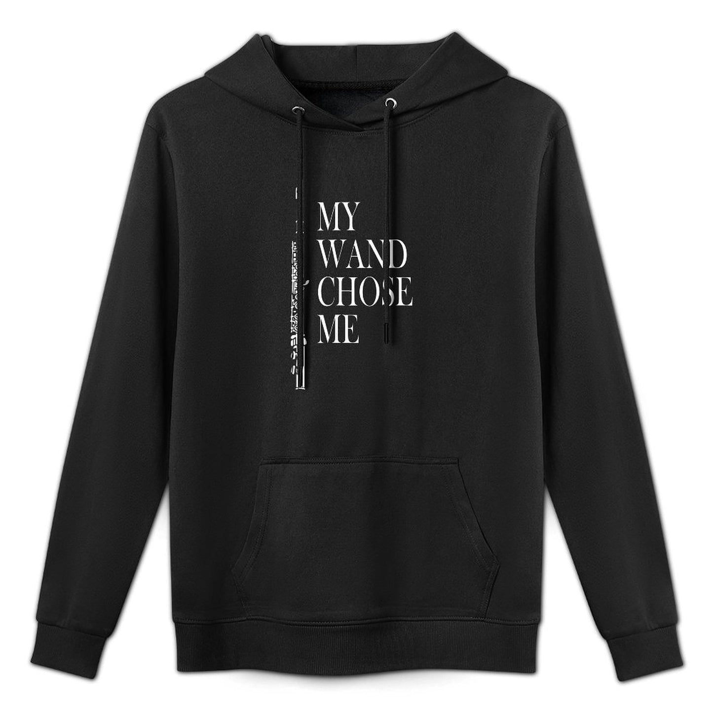 Flute - My Wand Chose Me - Funny Marching Band Apparel Easy Care Hoodie