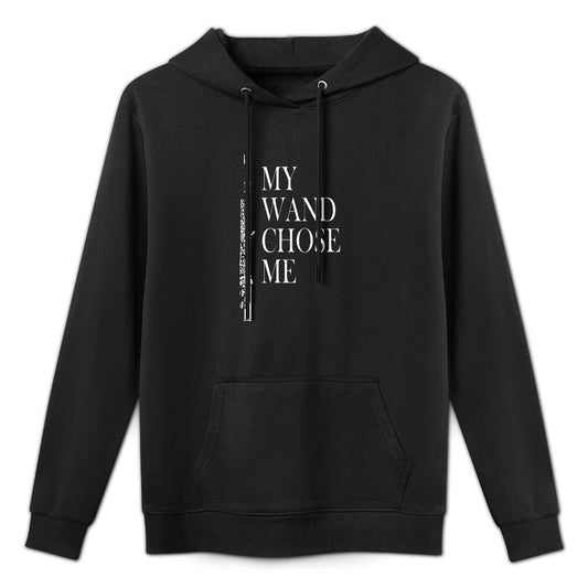 Flute - My Wand Chose Me - Funny Marching Band Apparel Easy Care Hoodie