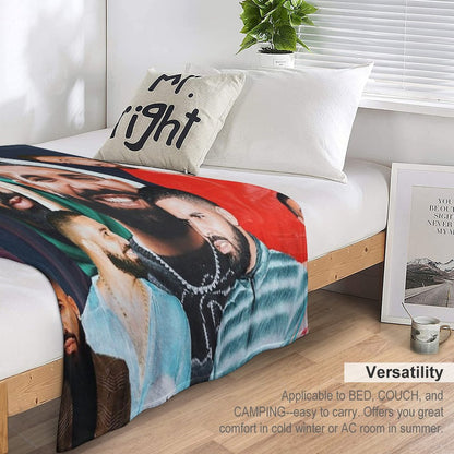 Drake Collage Throw Blanket