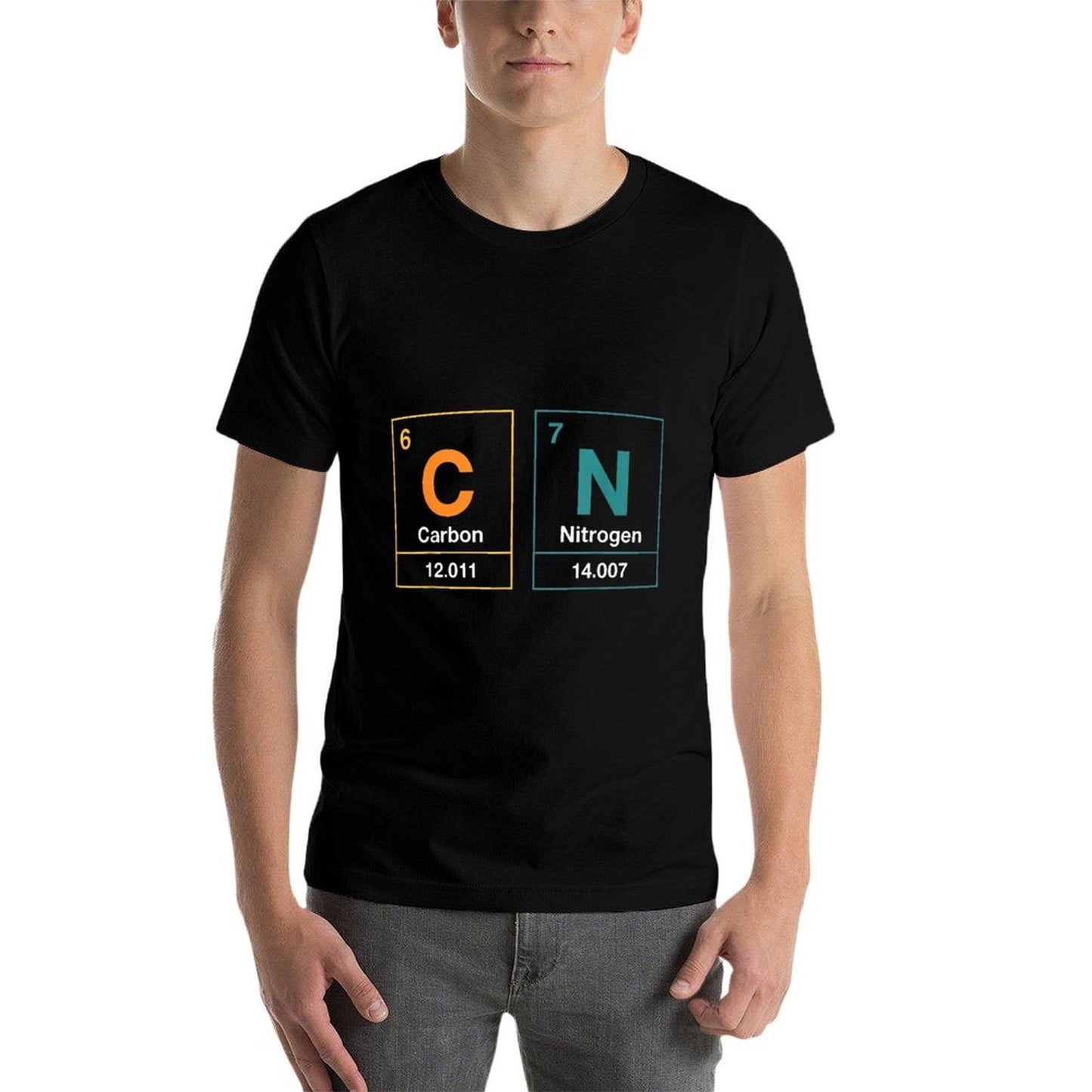 67 Meme Funny Teacher Science Periodic Table Retro Vintage  Ribbed Collar T-Shirt