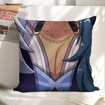 Kaeya Tiddies Linen Throw Pillow Cover