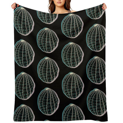 Sea Urchin Throw Blanket