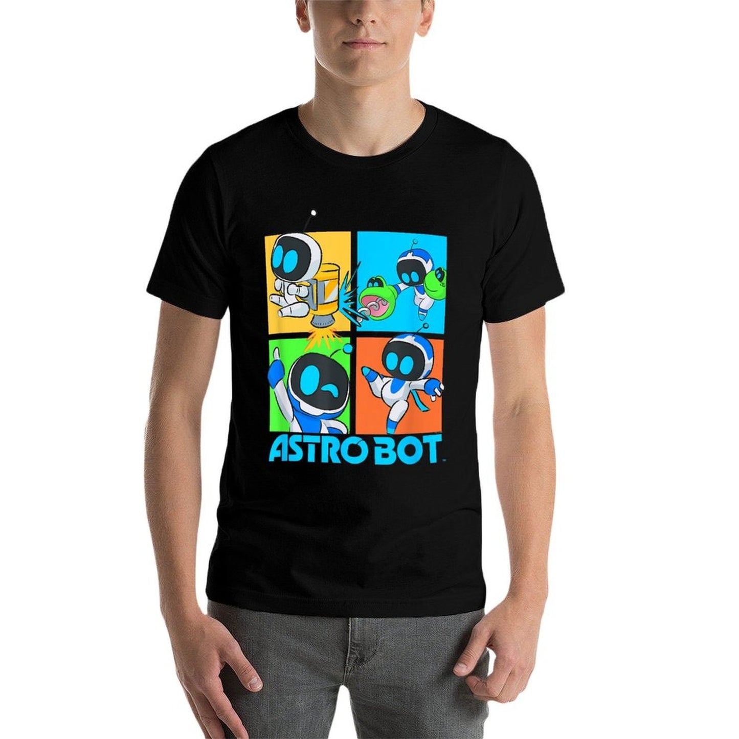 Astro Bot Rescue Mission Fighting Pose Video Game  Quick-drying T-Shirt