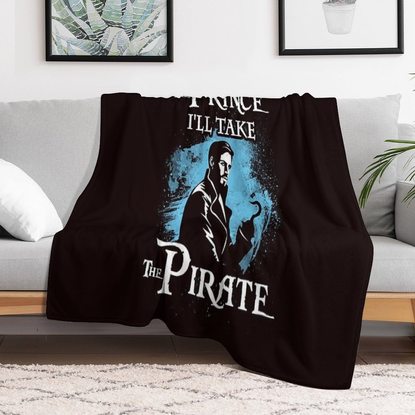 Keep The Prince, I'll Take The Pirate Throw Blanket