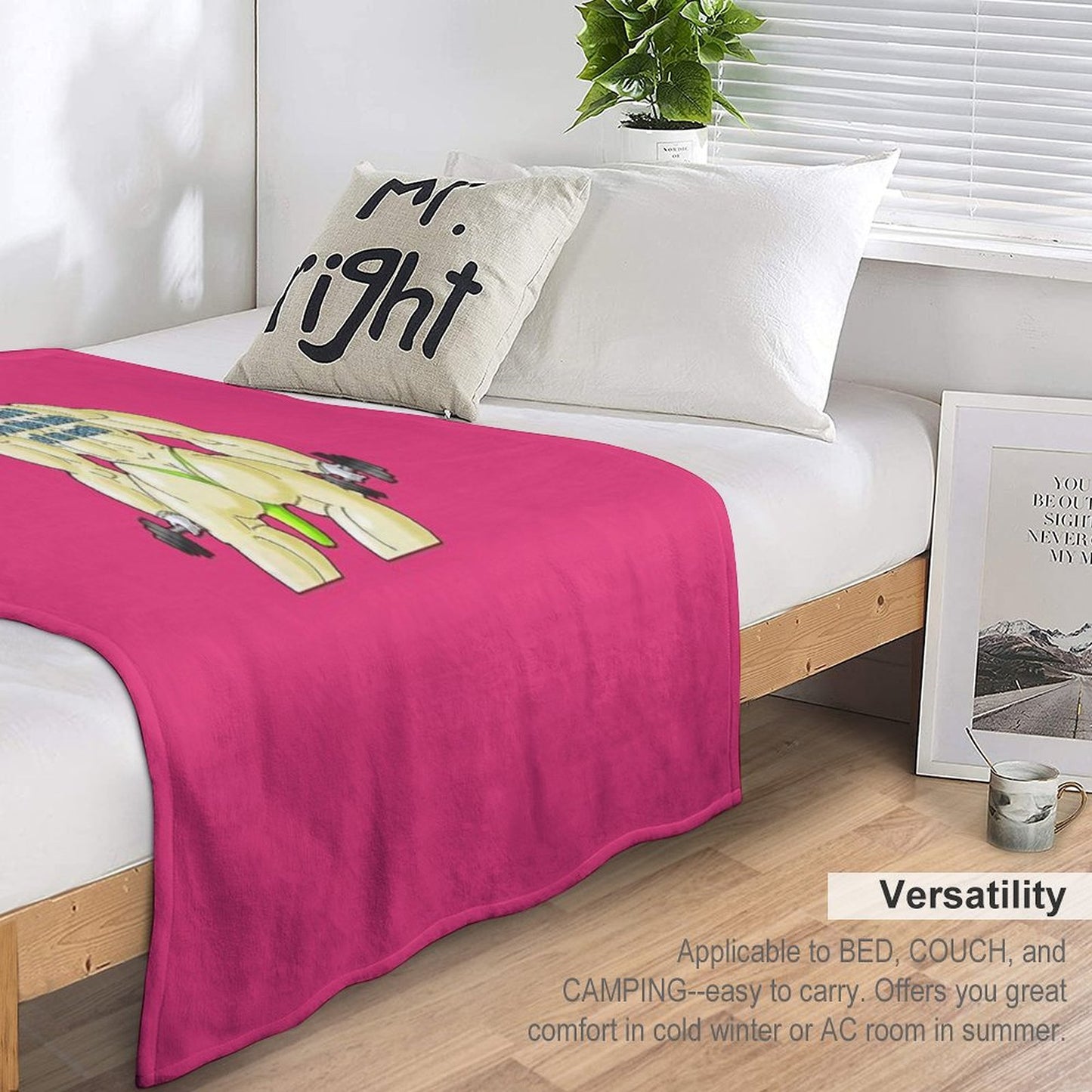 Swole Italian Enzo That's How It Is Throw Blanket