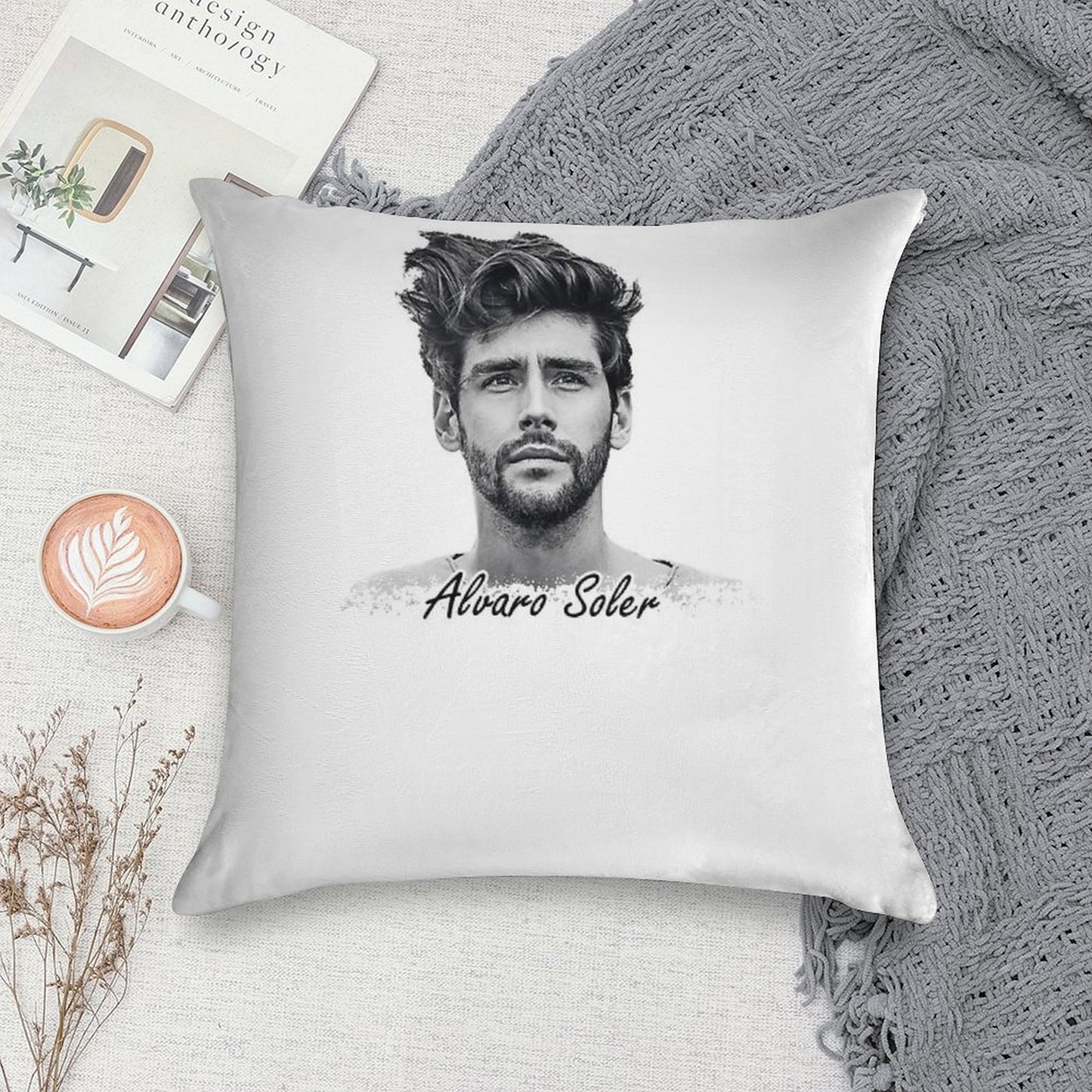 Alvaro Soler Soft Skin-Friendly Throw Pillow