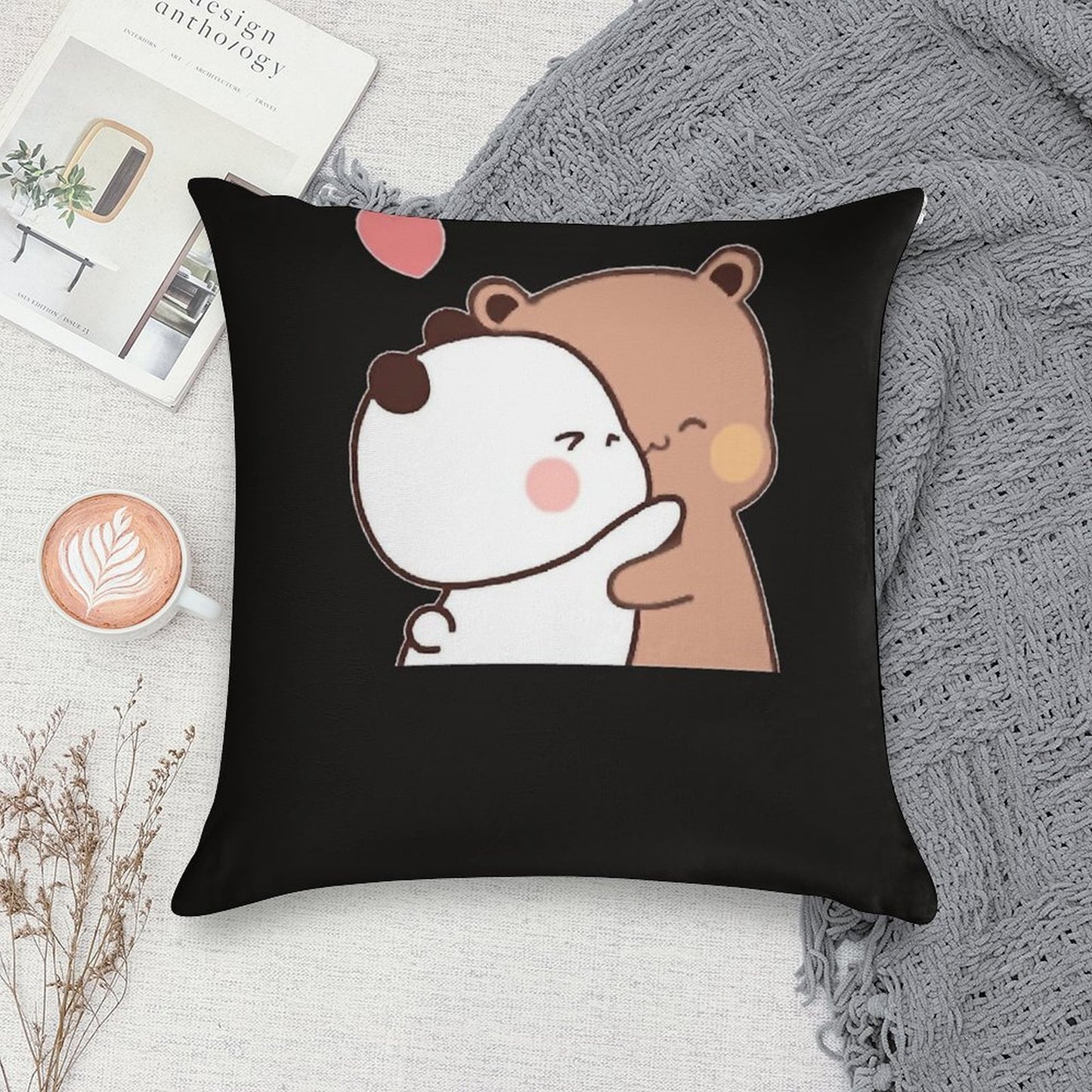 Bubu Dudu Soft Shrink-Resistant Throw Pillow