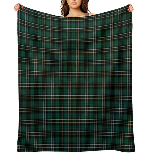 Clan MacAlpine Tartan Throw Blanket