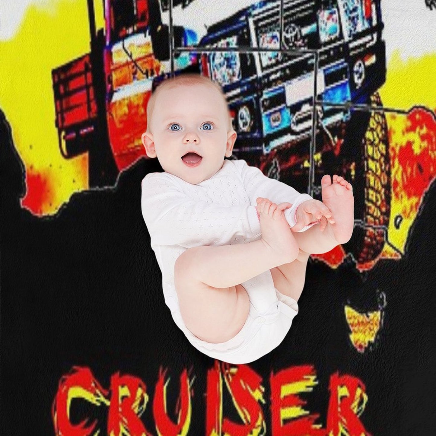 Toyota Australian 79 Cruiser Country Throw Blanket