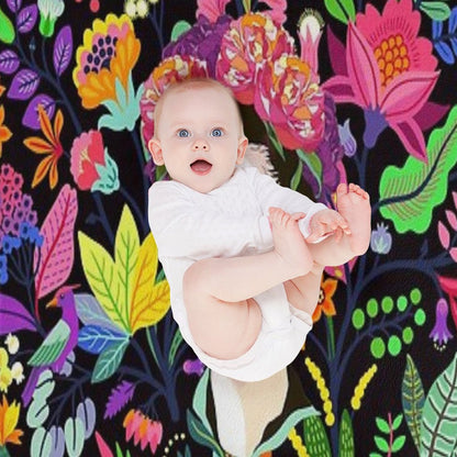 Frida in Bloom Throw Blanket