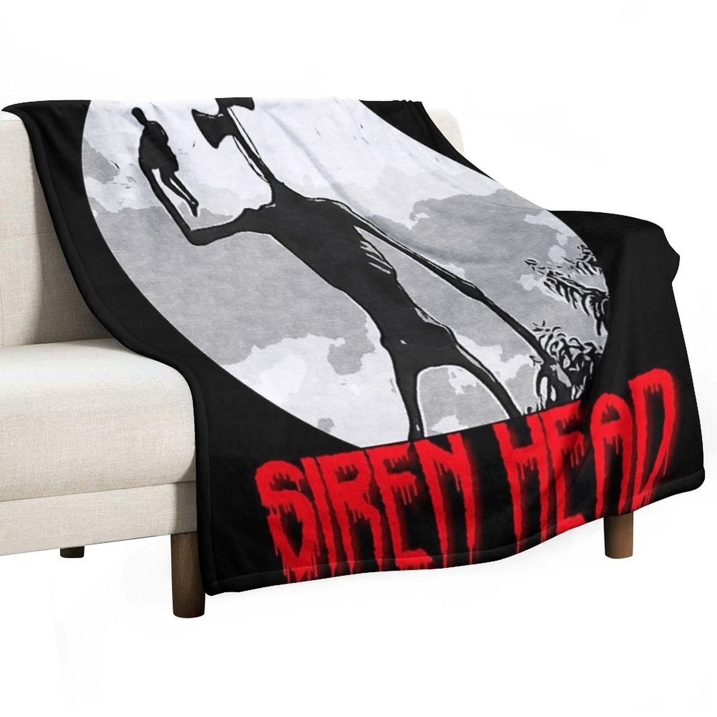 Siren Head Throw Blanket