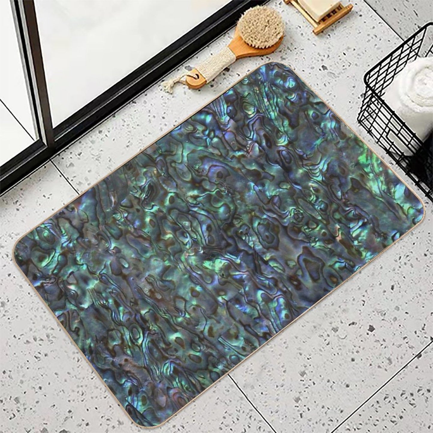 Abalone Shell  Paua Shell  Seashell Patterns  Sea Shells  Natural Bath Mat