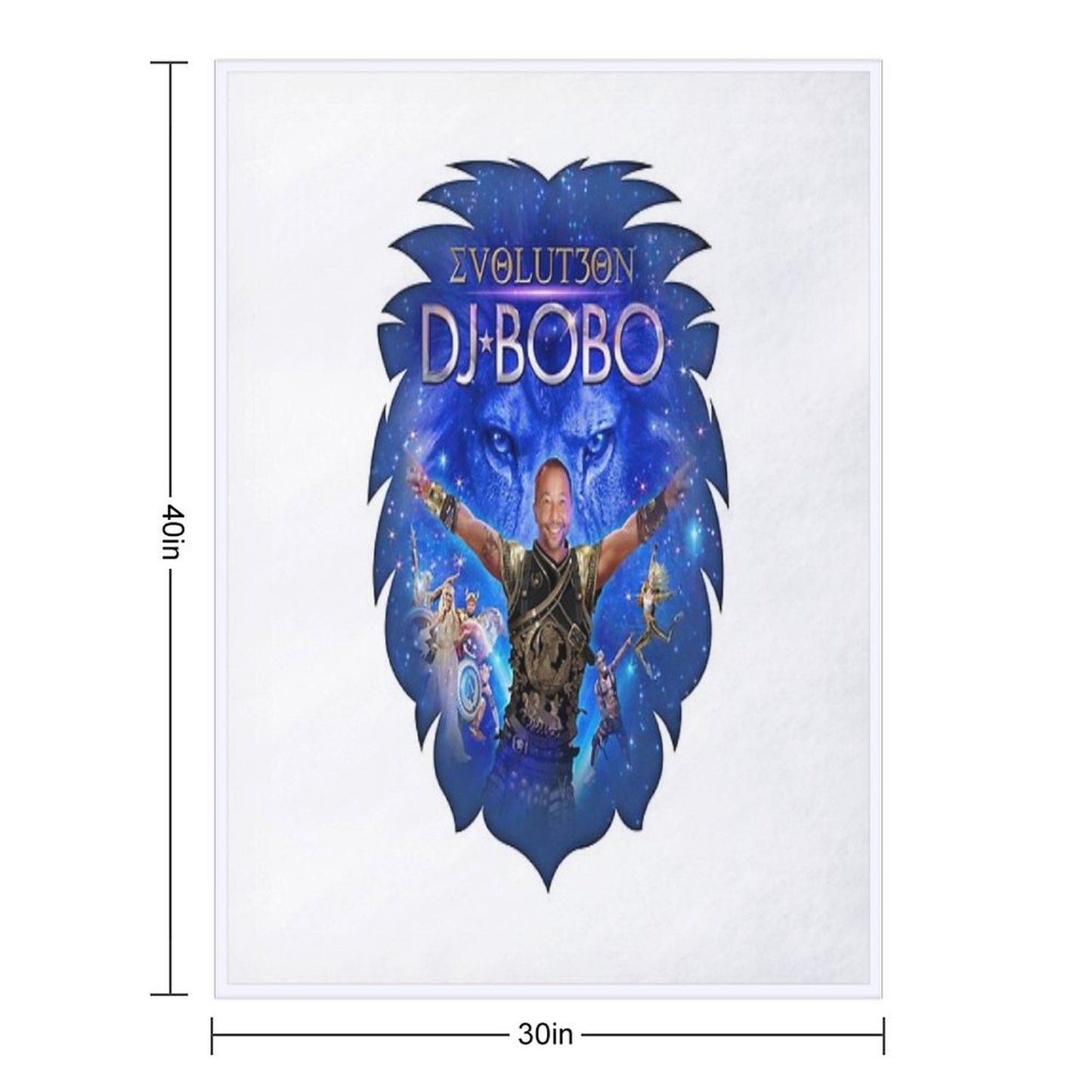 DJ BOBO EVOLUT30N TOUR Throw Blanket
