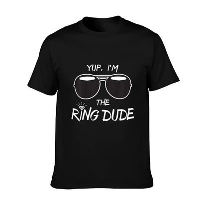 Yup I&#39;m The Ring Dude - Funny Kids Ring Bearer T-Shirt