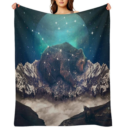 Under The Stars  Ursa Major Throw Blanket