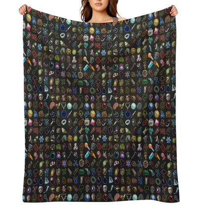Risk of Rain 2 Items Throw Blanket