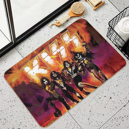 Kiss The Band T Shirt Bath Mat