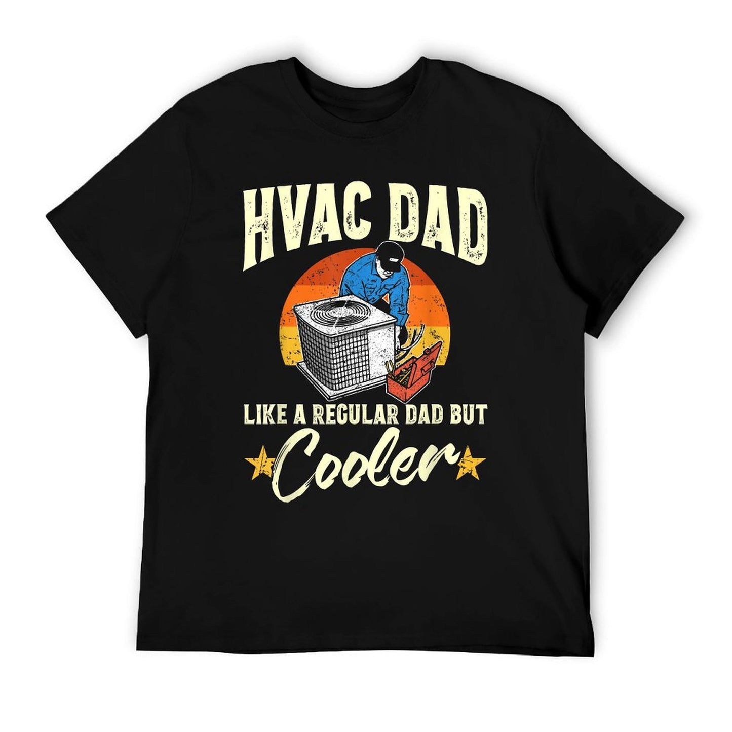 HVAC Dad But Cooler Mens Funny HVAC Technician Father T-Shirt