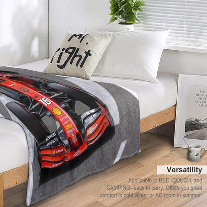 Sebastian Vettel Ferrari Formula 1 Throw Blanket