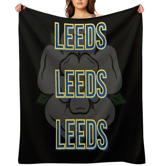 Leeds Leeds Leeds Throw Blanket