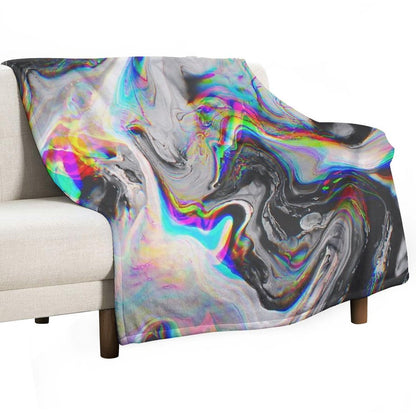 CONFUSION IN HER EYES THAT SAYS IT ALL Throw Blanket