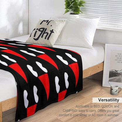 Lil Darkie Merch Lil Darkie Face Logo Gift Halloween Day, Thanksgiving, Christmas Day Throw Blanket