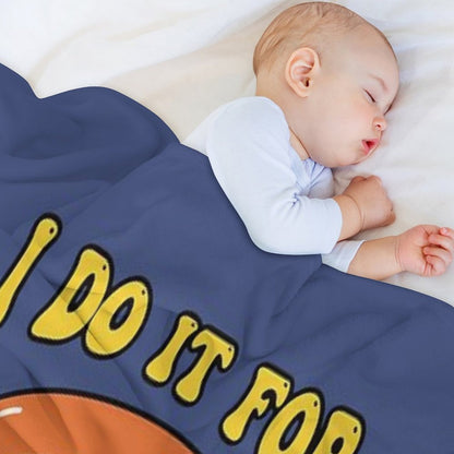 For The Pizza Throw Blanket