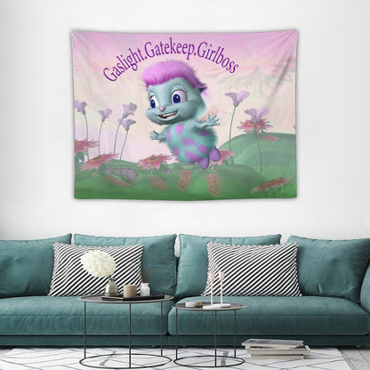 Bibble Gaslight Gatekeep Girlboss Tapestry