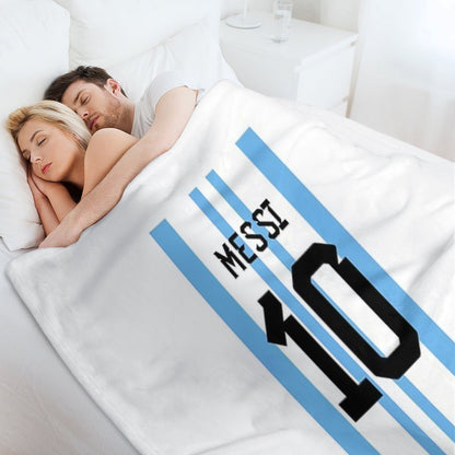 Messi 10 Throw Blanket