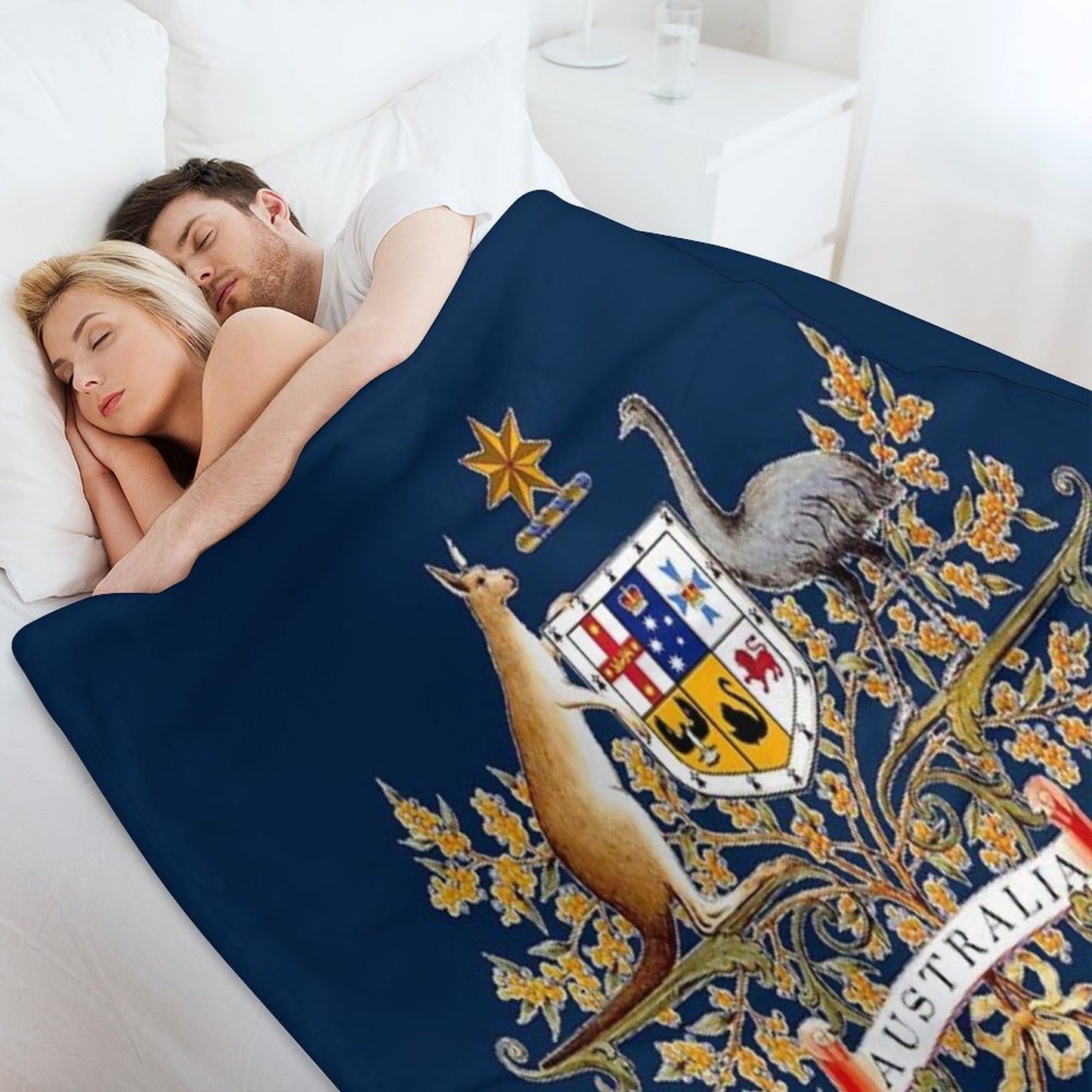 Australian Coat of Arms Throw Blanket