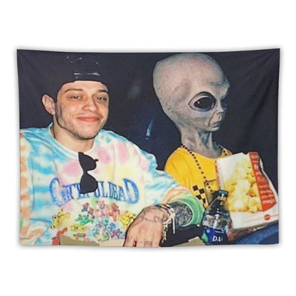 Pete Davidson Alien Tapestry Tapestry