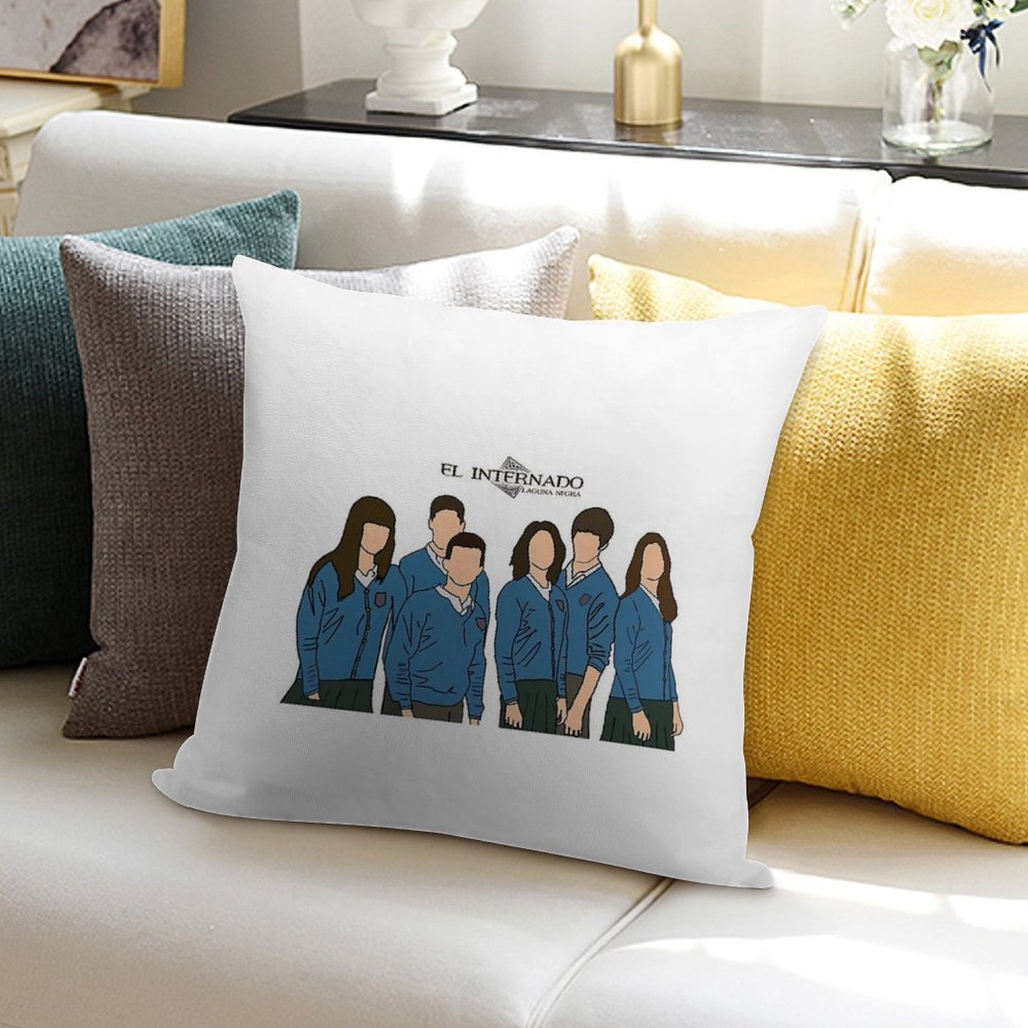 El Internado Soft Durable Construction Throw Pillow